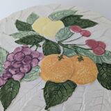 Barbotine footed tray