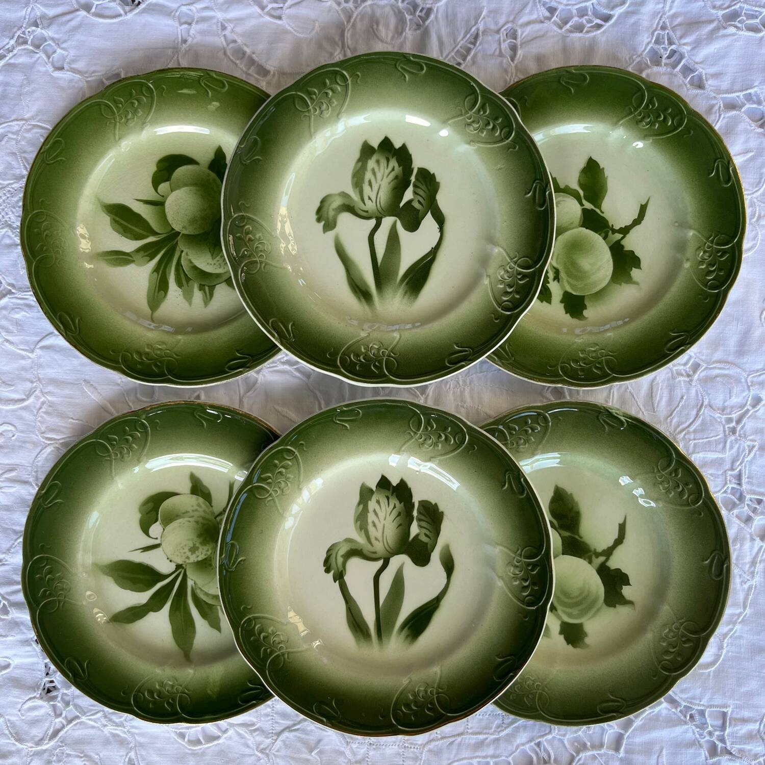 Longwy dessert plates