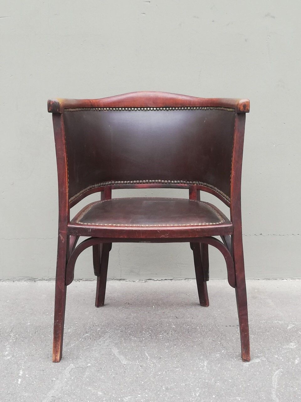 Baumann armchair no 127 years 30 curved wood