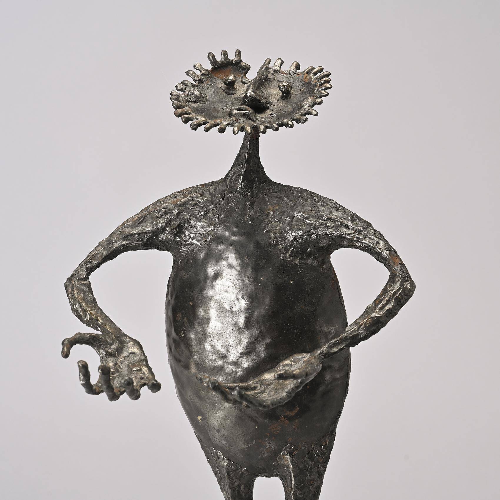 Anthropomorphic sculpture by Michel Anasse, France circa 1965