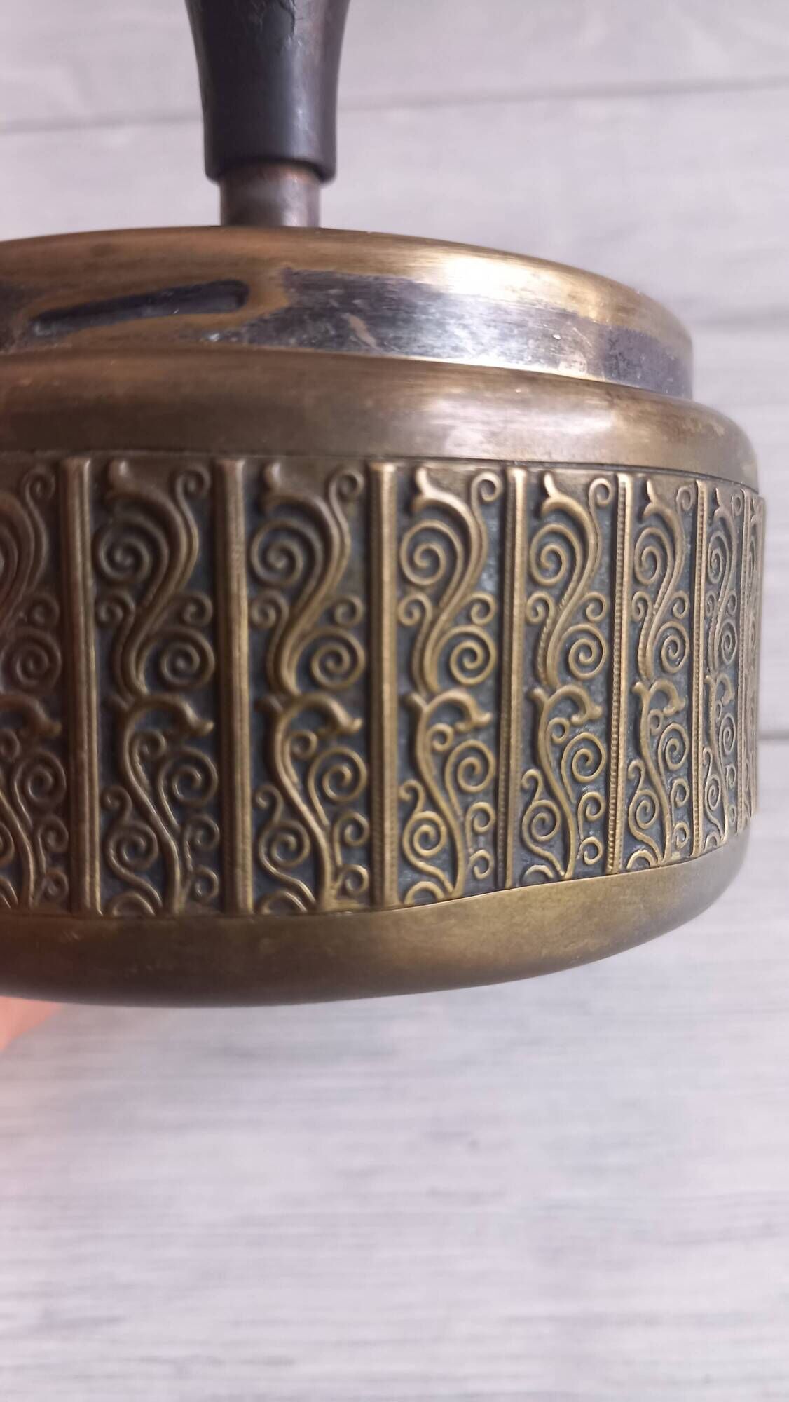 Push-button ashtray mid-century Ehrard & Söhne