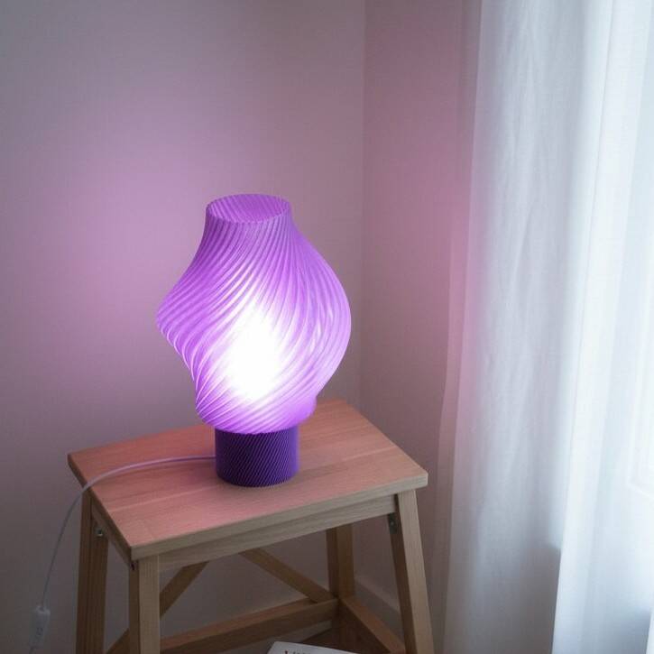 Lampe à poser Sélio lavande
