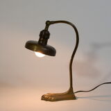 Art Nouveau bronze lamp