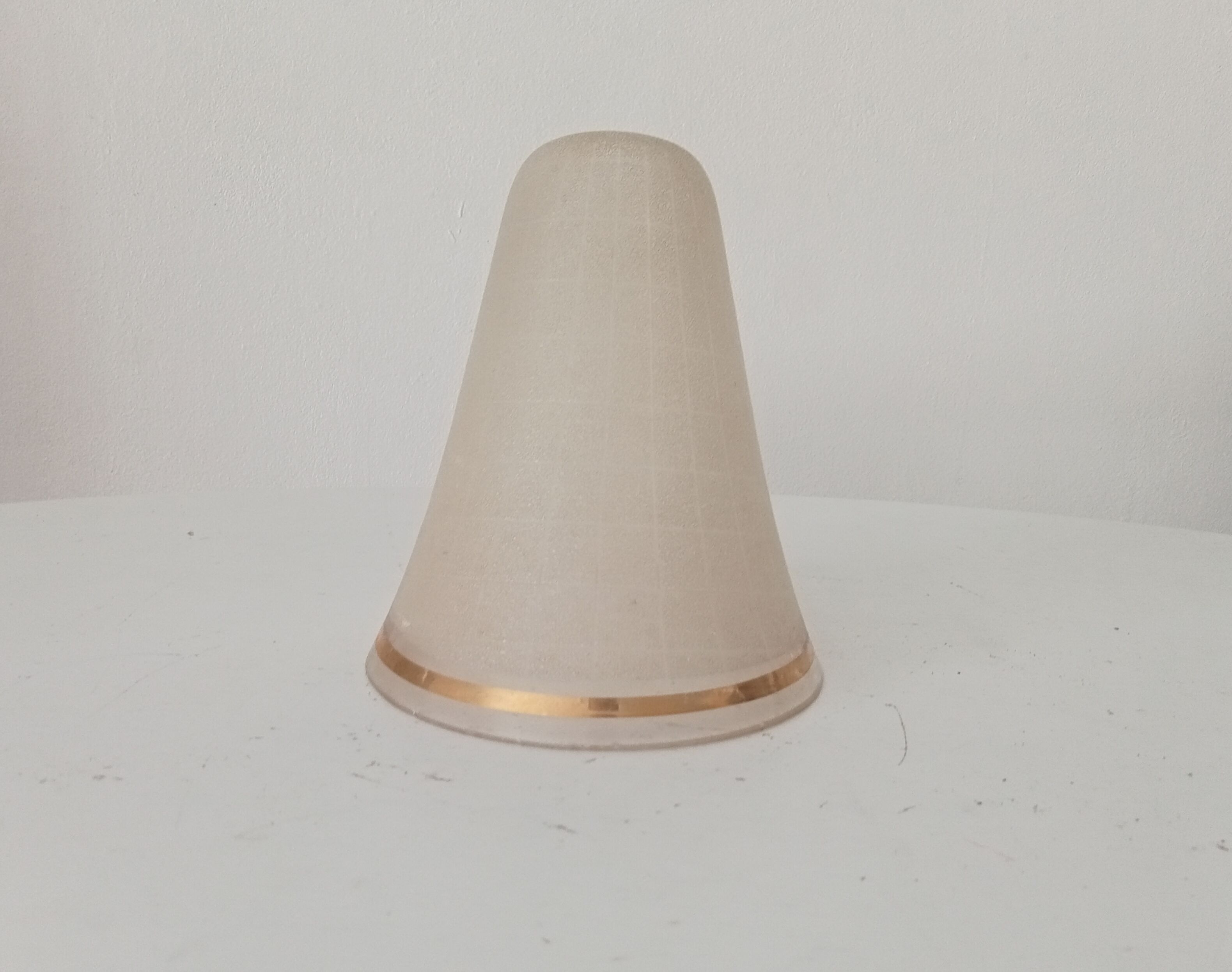 Abat jour vintage en verre granité