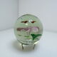 Paper press ball parchment flower, frogs and vintage insects