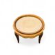 Louis XV round coffee table with removable glass top