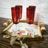 4 flutes "Gothic" Cristal d'Arques