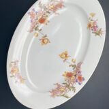 Dish Limoges patterns small yellow and purple flowers