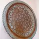 Vintage Moroccan tray in copper metal