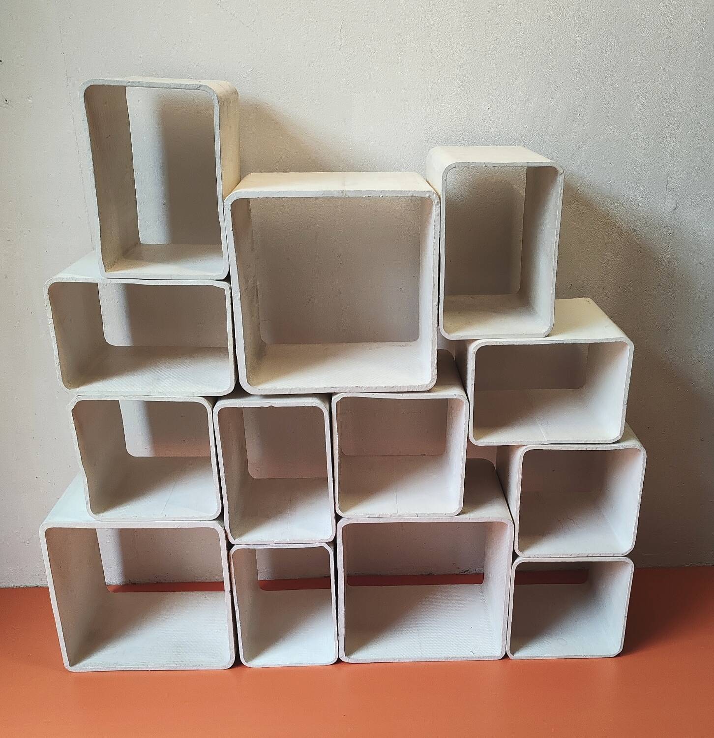 Willy Guhl modular shelving unit design attributed to G.Ifert60s 70s