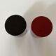 Lacquered wooden salt and pepper shakers