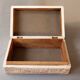 Hand-carved wooden boxes with ivory inlays