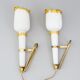 Pair of Murano wall lights Italy 1940