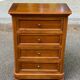 Commode louis philippe en bois massif avec 4 tiroirs