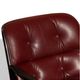 Charles Pollock Executive Chair for Knoll, burgundy leather