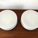 Ceiling lamp in vintage opaline 70s