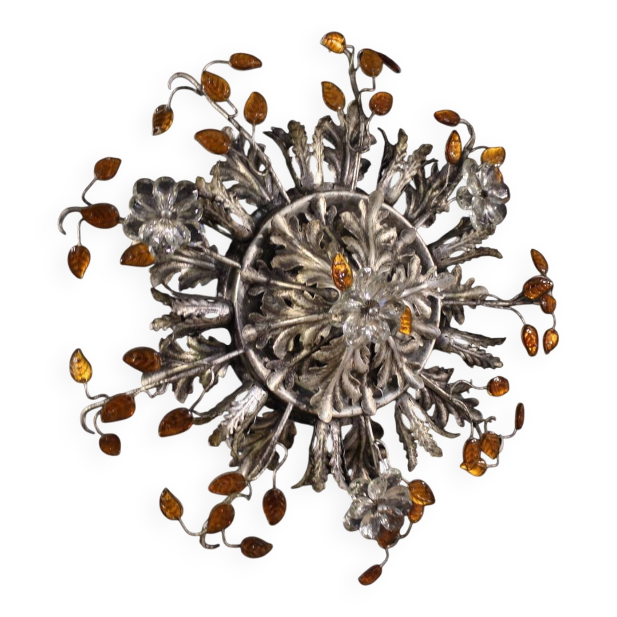 Florentine ceiling light from the 1970s, Banci Firenze