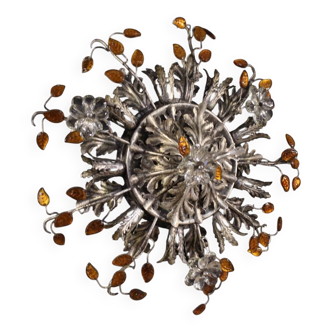 Florentine ceiling light from the 1970s, Banci Firenze