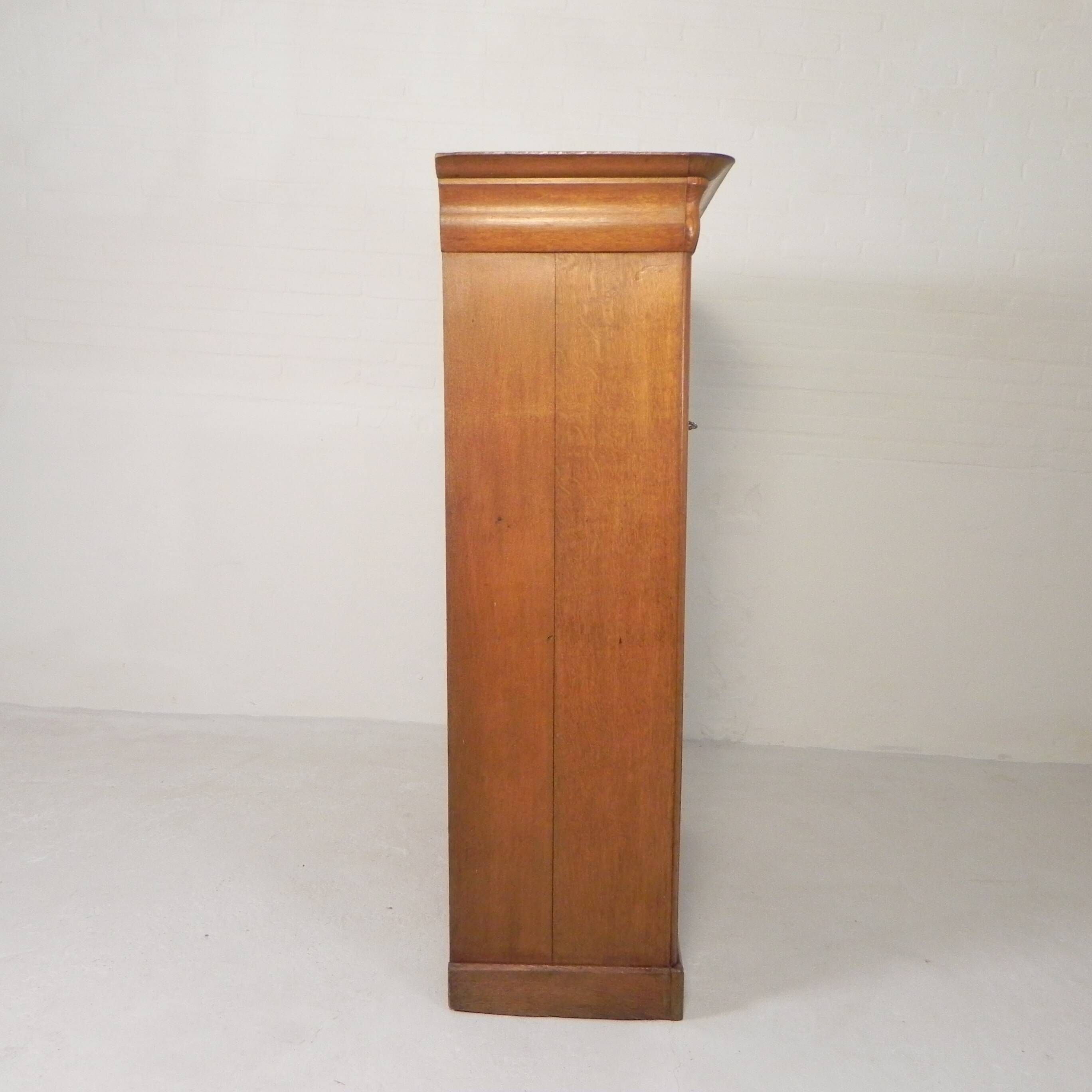 Commode avec 5 tiroirs et 1 abattant, chiffonière, fin du XIXe siècle