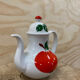 Vintage German Seltmann Bavaria Apple Teapot / fruit