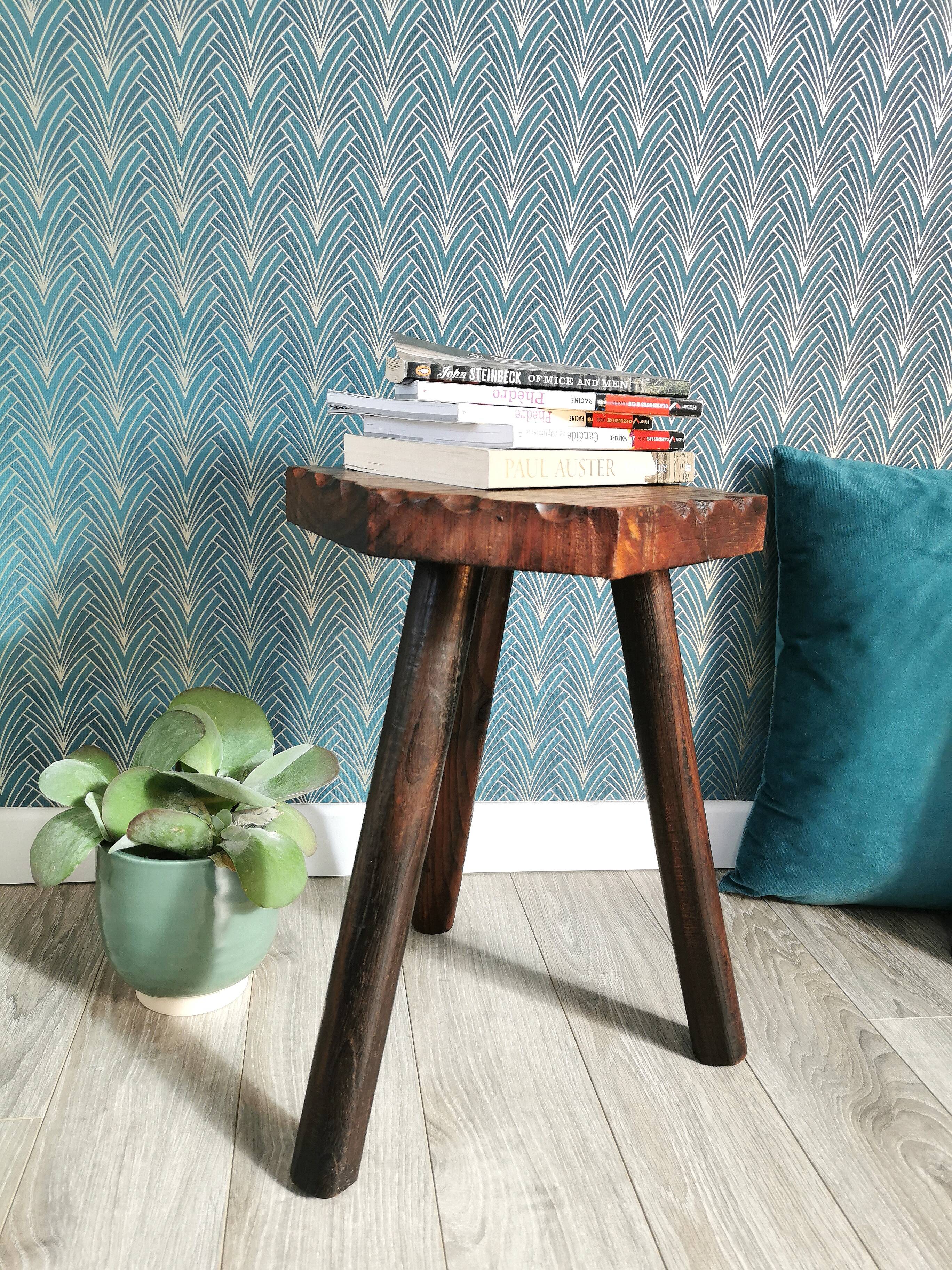 Vintage tripod stool