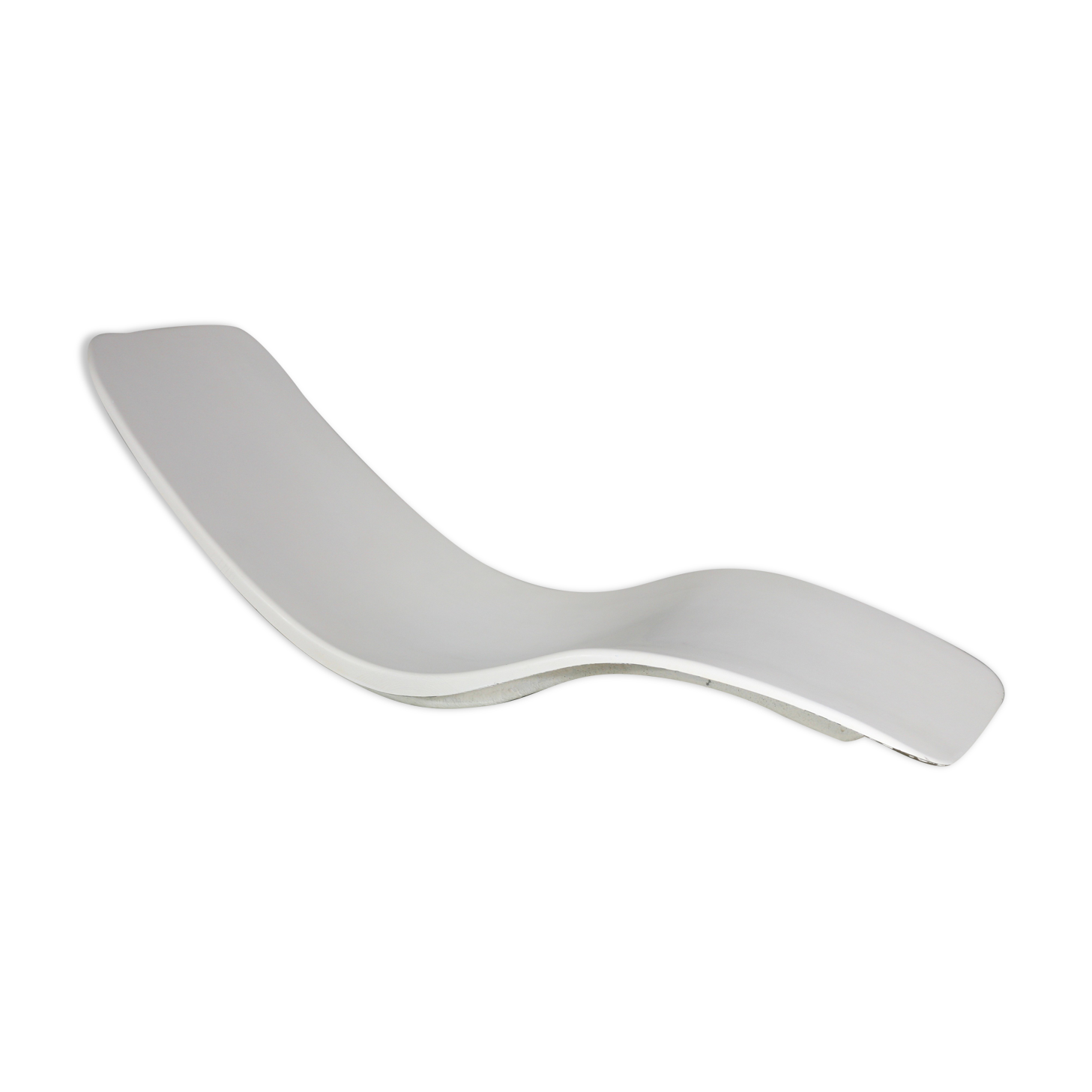 Fiberglass chaise longue , Charles Zublena, circa 1965