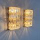 Pair of wall sconces, crystal glass by Bakalowits & Söhne, Austria, 1960s