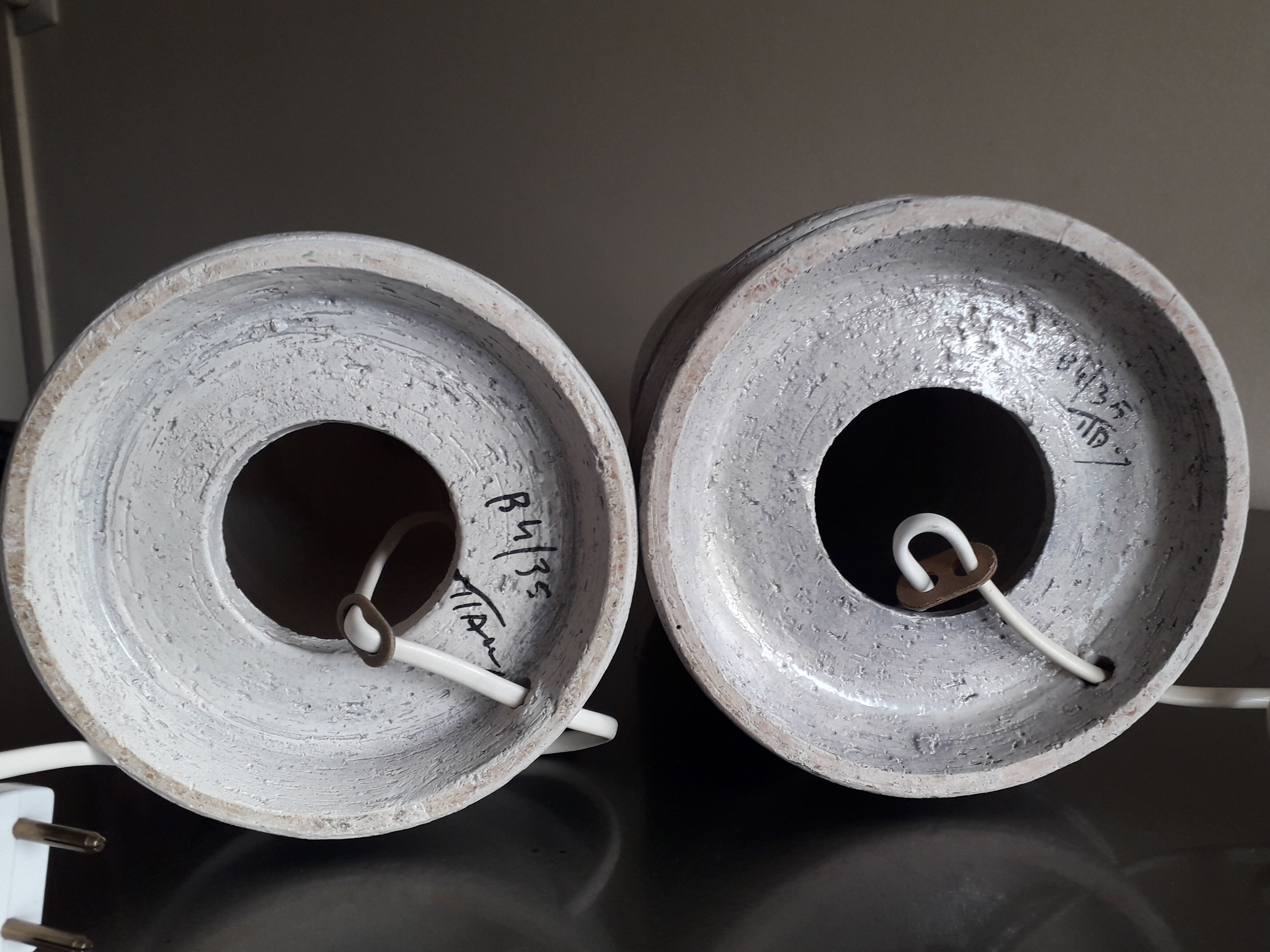 Pair of lamps by Aldo Londi for Bitossi