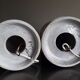 Pair of lamps by Aldo Londi for Bitossi