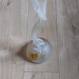 Vase patte de verre signé