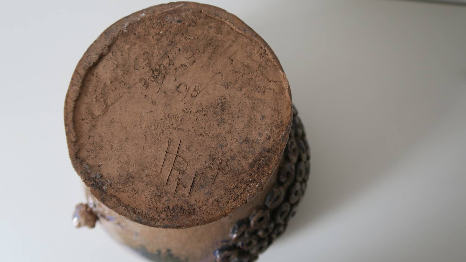 Cache-pot, empty pocket signed, Netherlands, 1995