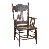 Antique English spindle chair