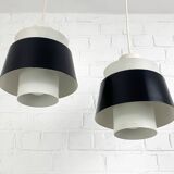 Pair of Tivoli Jørn Utzon pendant lights for Nordisk Solar Denmark, 1950-60s