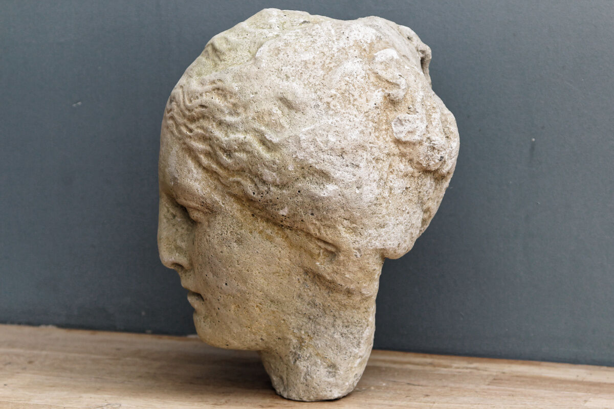 Reconstituted stone – goddess Hygie