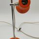 Lampe métal orange année 70