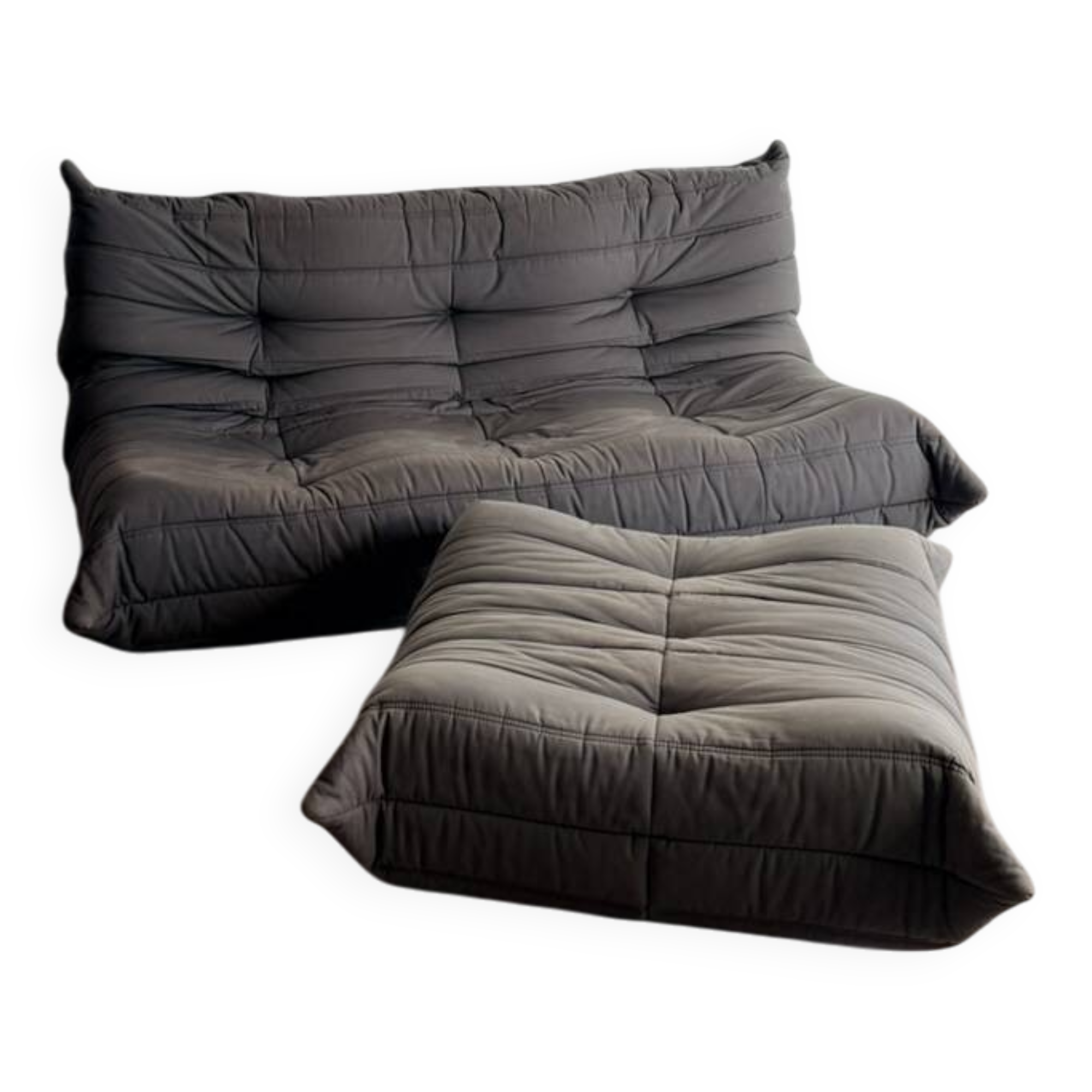 Togo 3-Seater Sofa and Ottoman by Michel Ducaroy for Ligne Roset, France