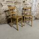 Pair of vintage wooden chairs – bistro style