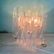 Brutalist style lucite wall light by Kalmar