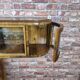 Upcycled Art Deco Walnut Wall Cabinet with Engraved and Slatted Glass - 193