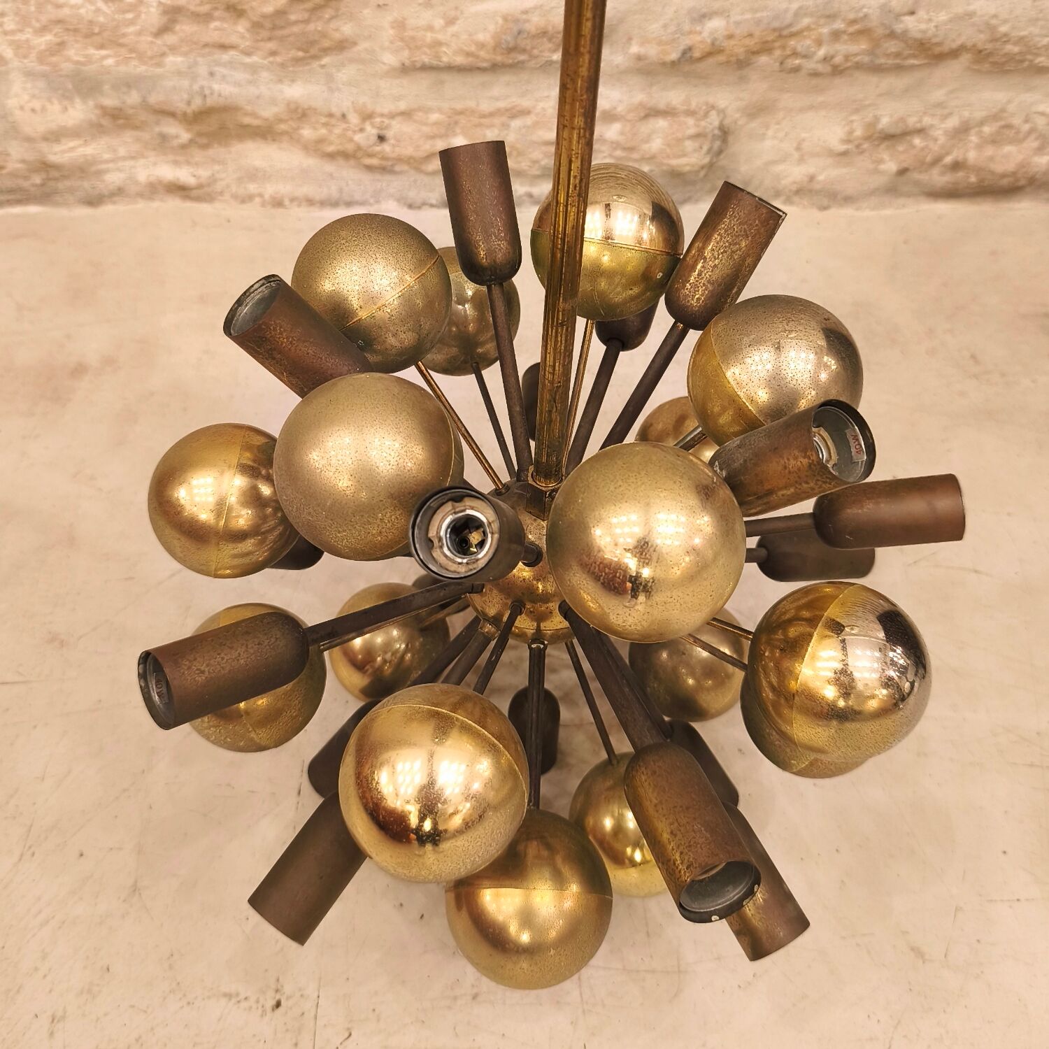 Lustre Atomic design Dorothée Becker edition Cosack Leuchten, 1970