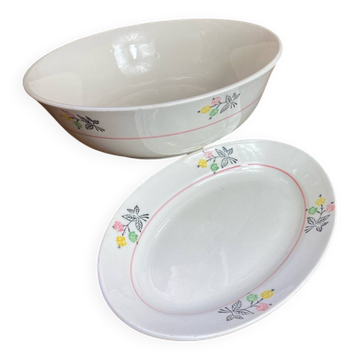 Porcelain salad bowl, Gien