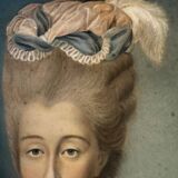 Portrait d’une élégante XIX siècle