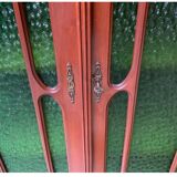 Antique Jugendstil display cabinet, vertical cabinet, Art Nouveau