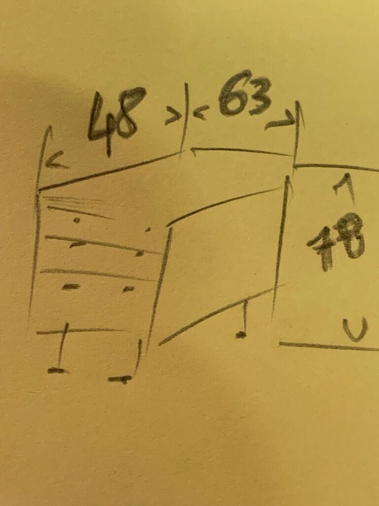 Furniture chest of drawers by Alain Richard 1950
