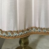 Pair of brass bedside lamps