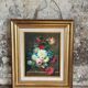 Oil on canvas W. Kerling still life with flowers