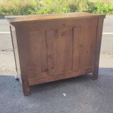 Solid walnut chest of drawers during the Consulate around 1815