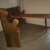 Savoyard bench with removable table