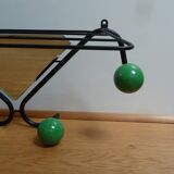 Vintage wall coat rack
