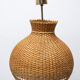 Mid century wicker hanging chandelier by ULUV, 1960´s